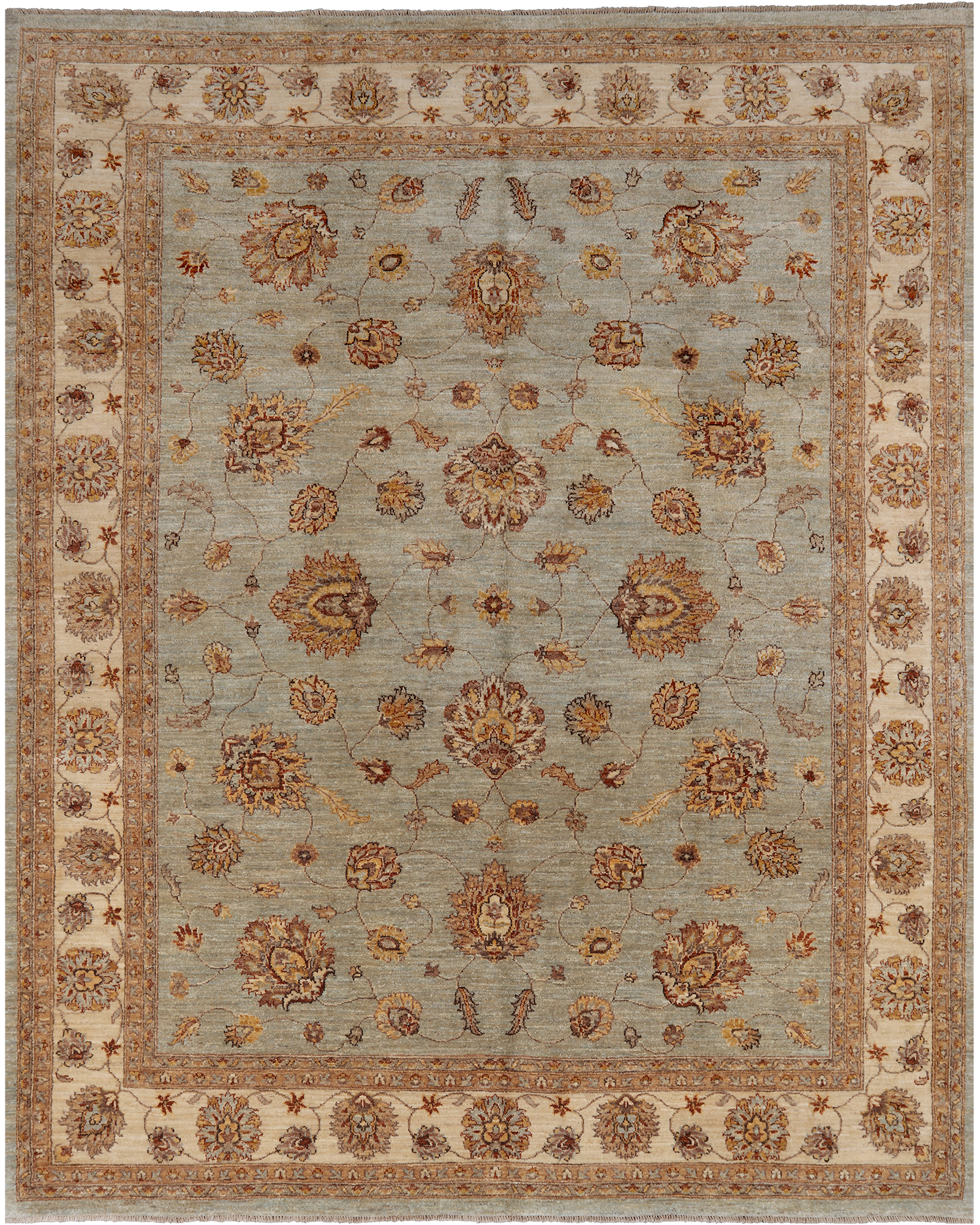 Peshawar Handmade Area Rug - 8' 2" X 10' 1"
