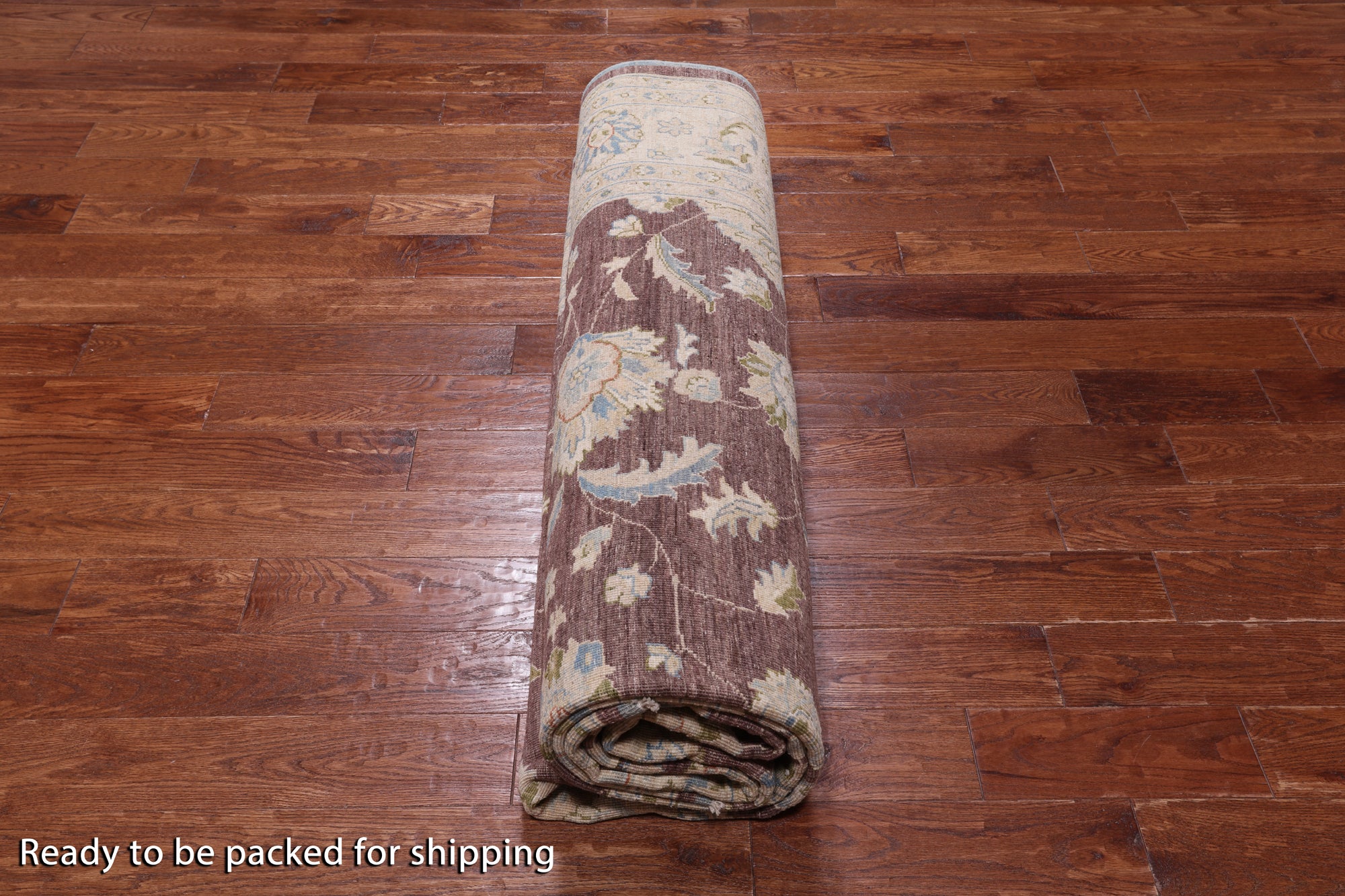 Turkish Oushak Hand Knotted Area Rug - 9' 1" X 12' 3"
