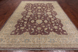 Turkish Oushak Hand Knotted Area Rug - 9' 1" X 12' 3"