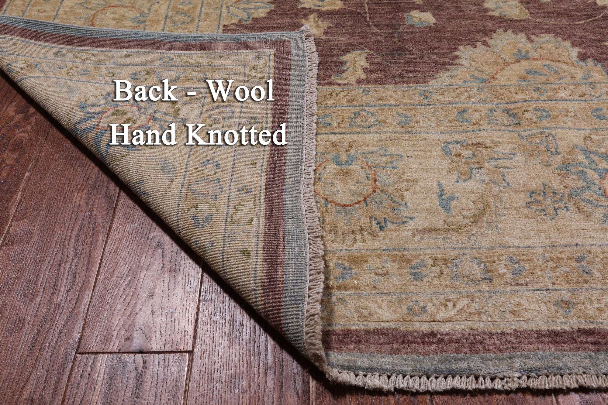 Turkish Oushak Hand Knotted Area Rug - 9' 1" X 12' 3"