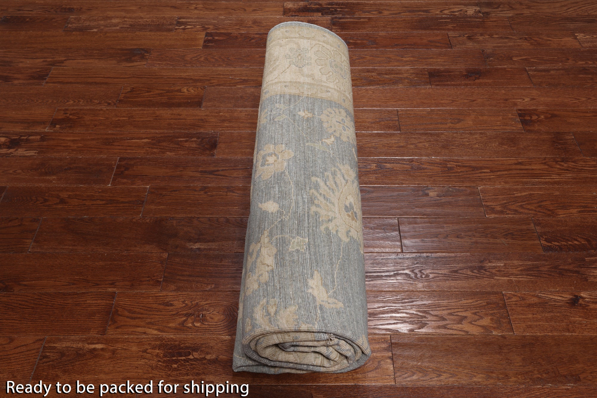 Turkish Oushak Handmade Area Rug - 8' 1" X 9' 4"