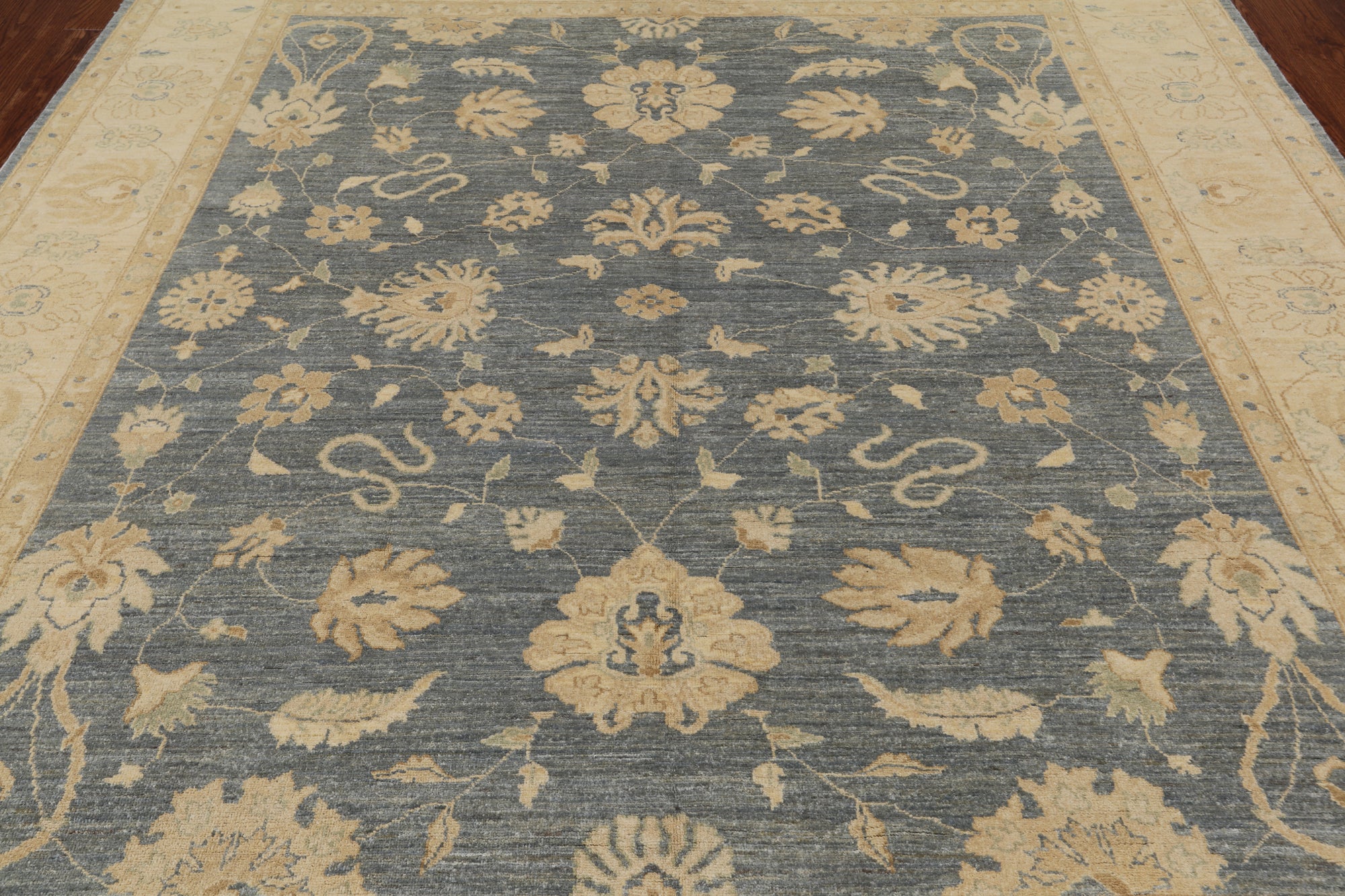 Turkish Oushak Handmade Area Rug - 8' 1" X 9' 4"