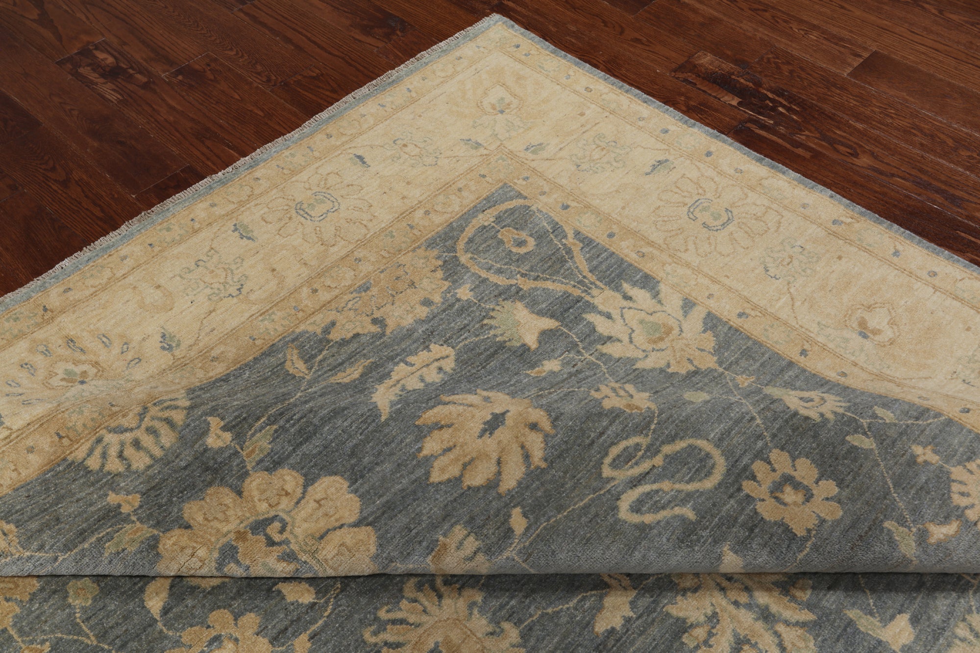 Turkish Oushak Handmade Area Rug - 8' 1" X 9' 4"