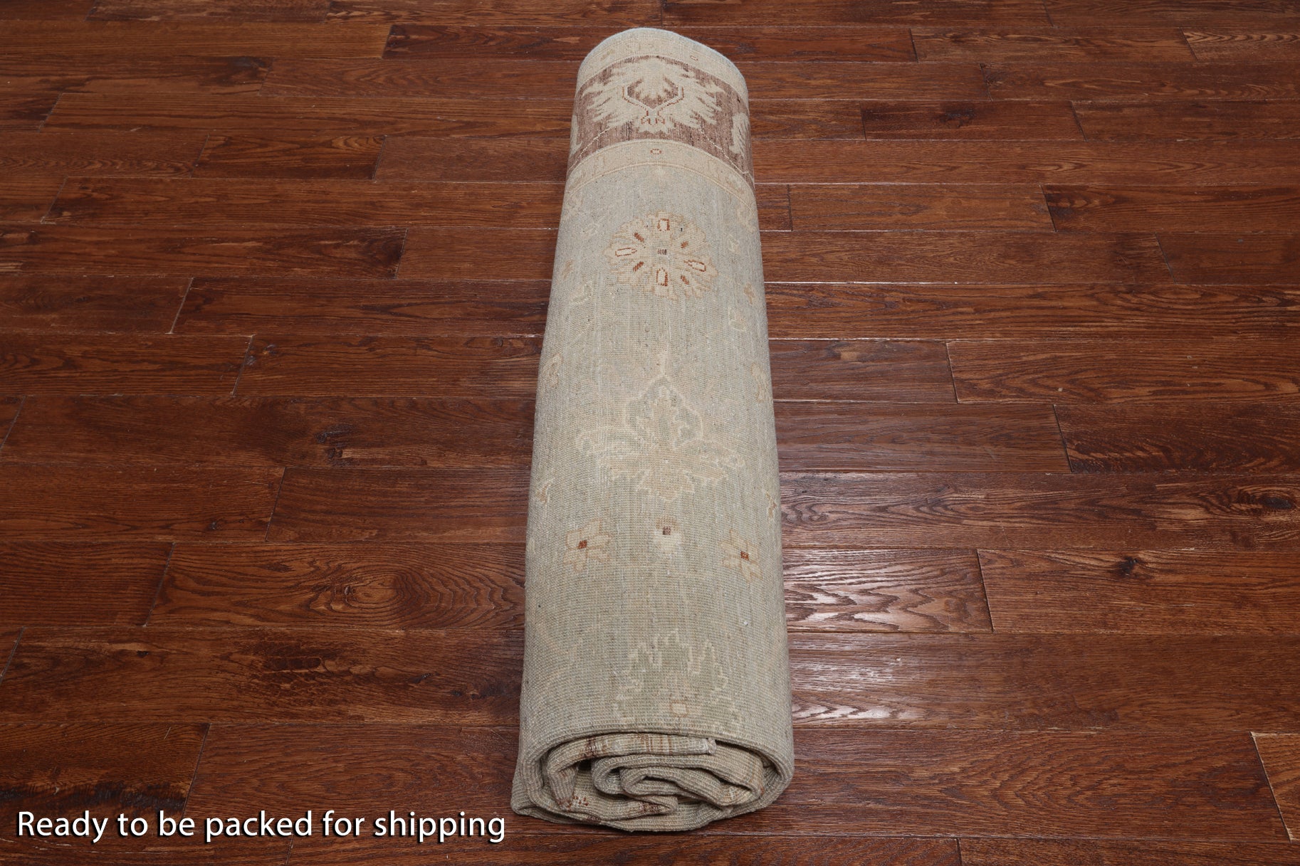Turkish Oushak Hand Knotted Area Rug - 8' 5" X 9' 10"