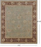 Turkish Oushak Hand Knotted Area Rug - 8' 5" X 9' 10"