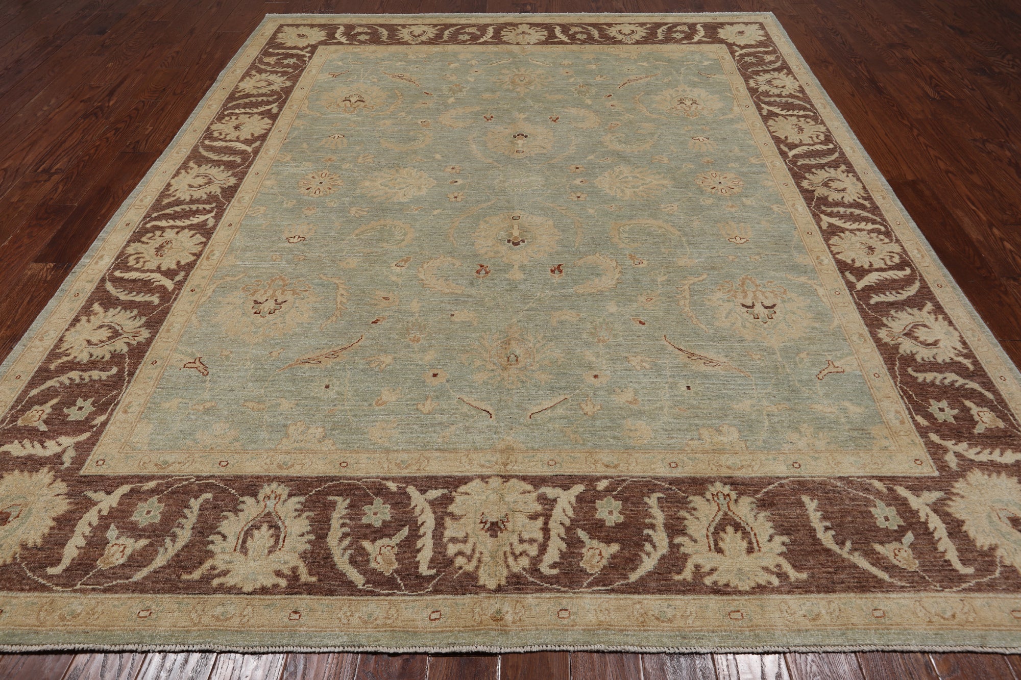Turkish Oushak Hand Knotted Area Rug - 8' 5" X 9' 10"