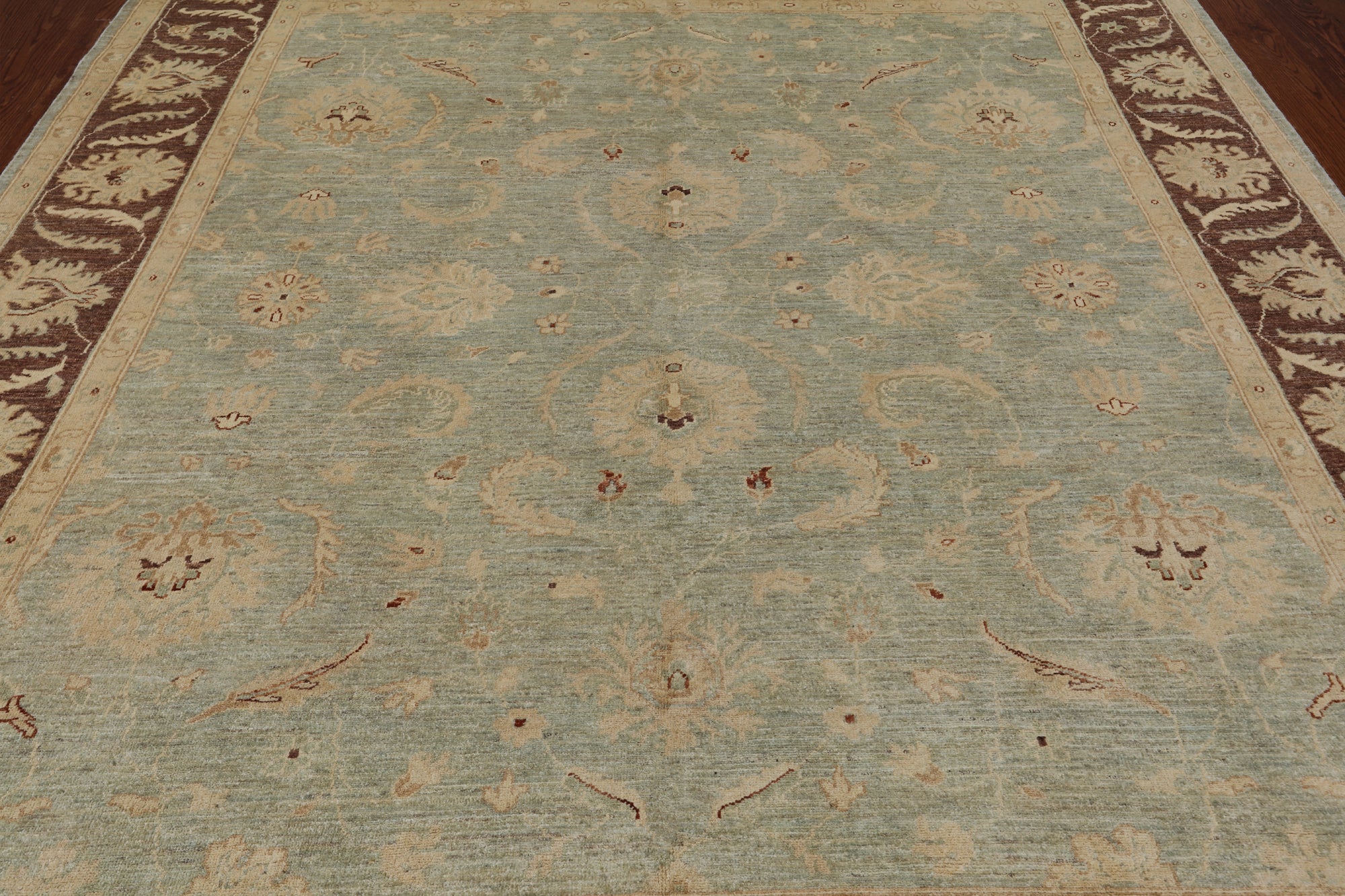 Turkish Oushak Hand Knotted Area Rug - 8' 5" X 9' 10"