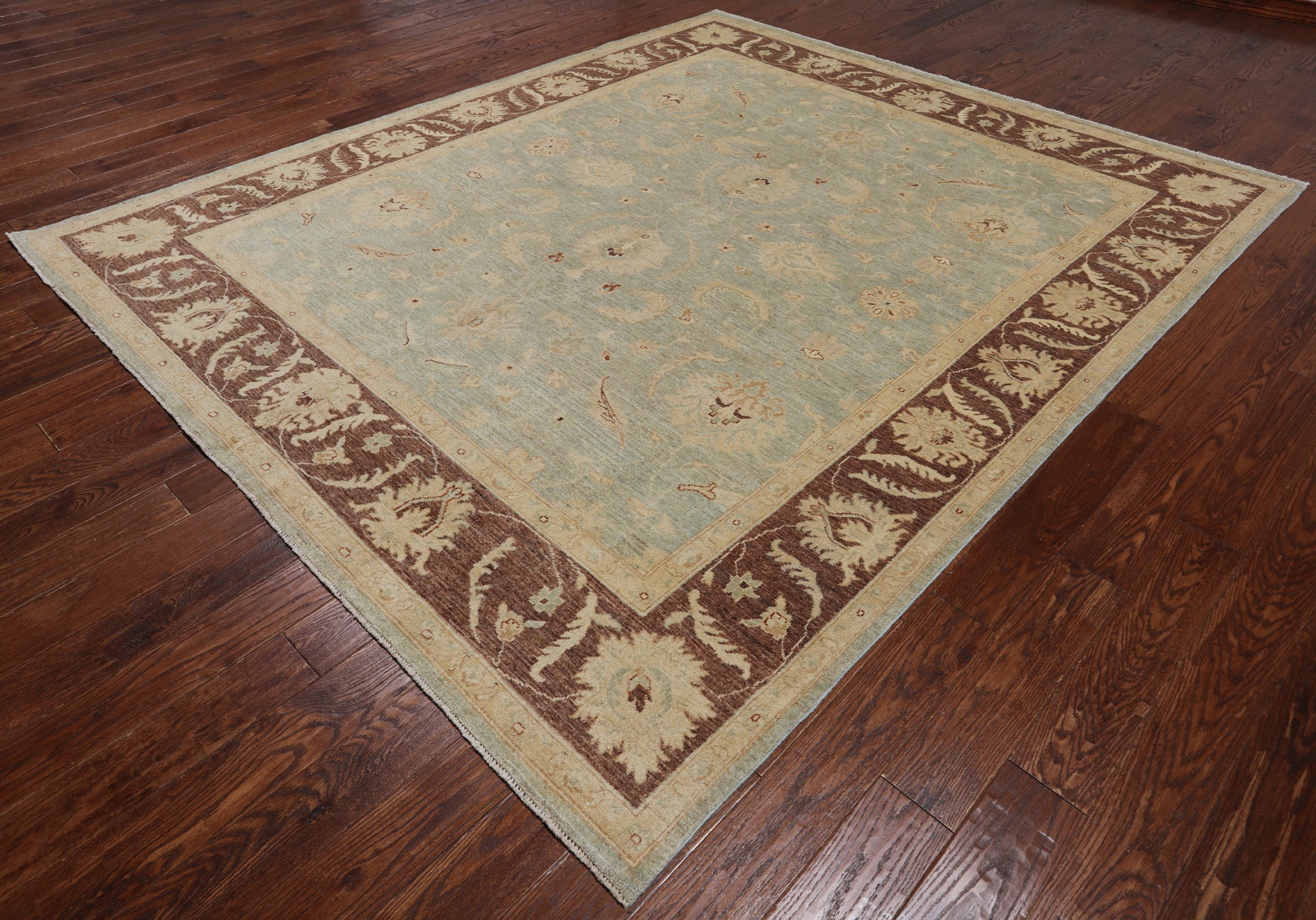 Turkish Oushak Hand Knotted Area Rug - 8' 5" X 9' 10"