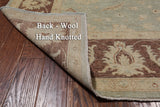 Turkish Oushak Hand Knotted Area Rug - 8' 5" X 9' 10"