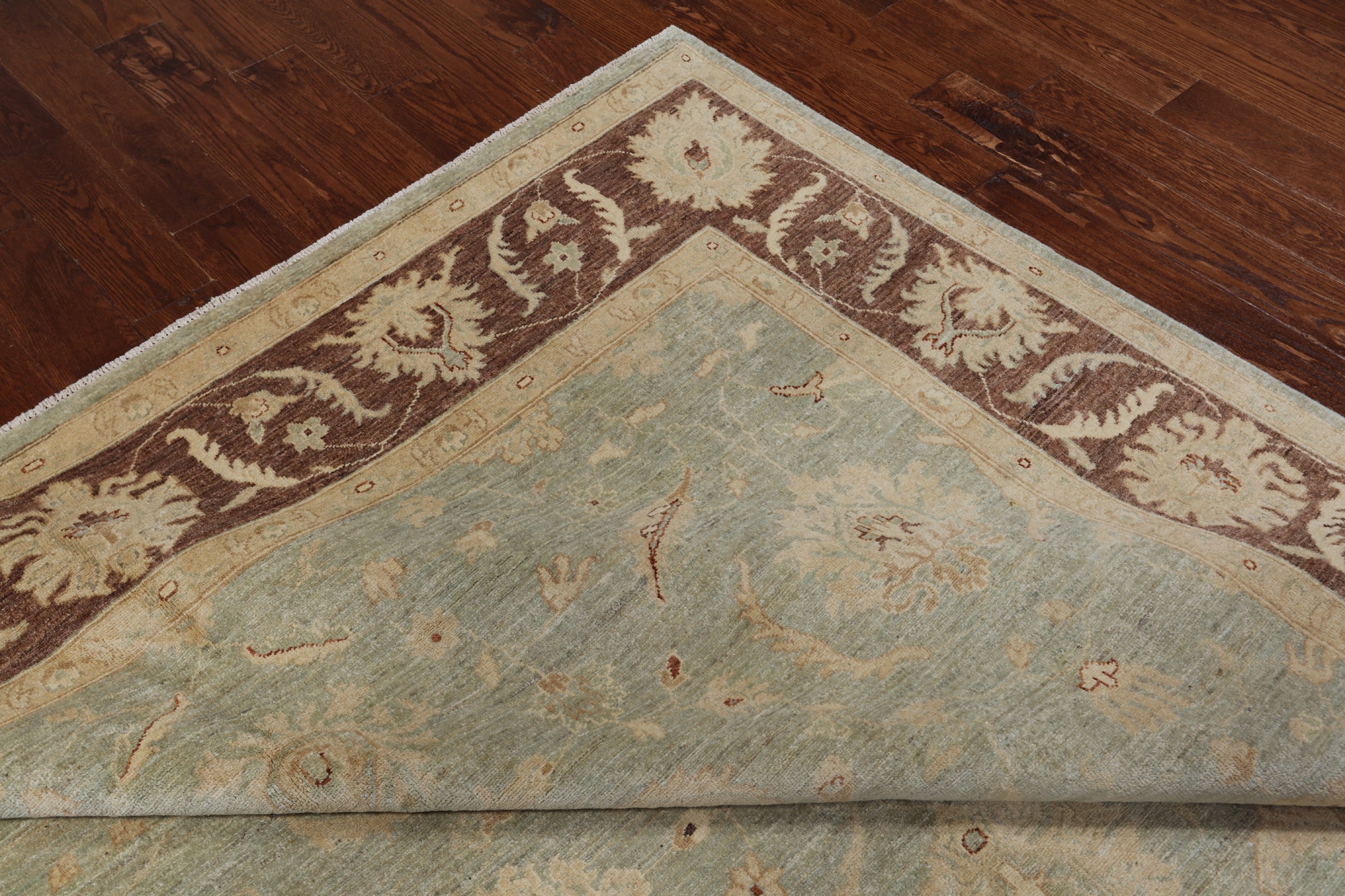 Turkish Oushak Hand Knotted Area Rug - 8' 5" X 9' 10"