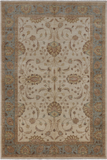 Ivory Peshawar Hand Knotted Wool Area Rug - 6' 2" X 9' 2"