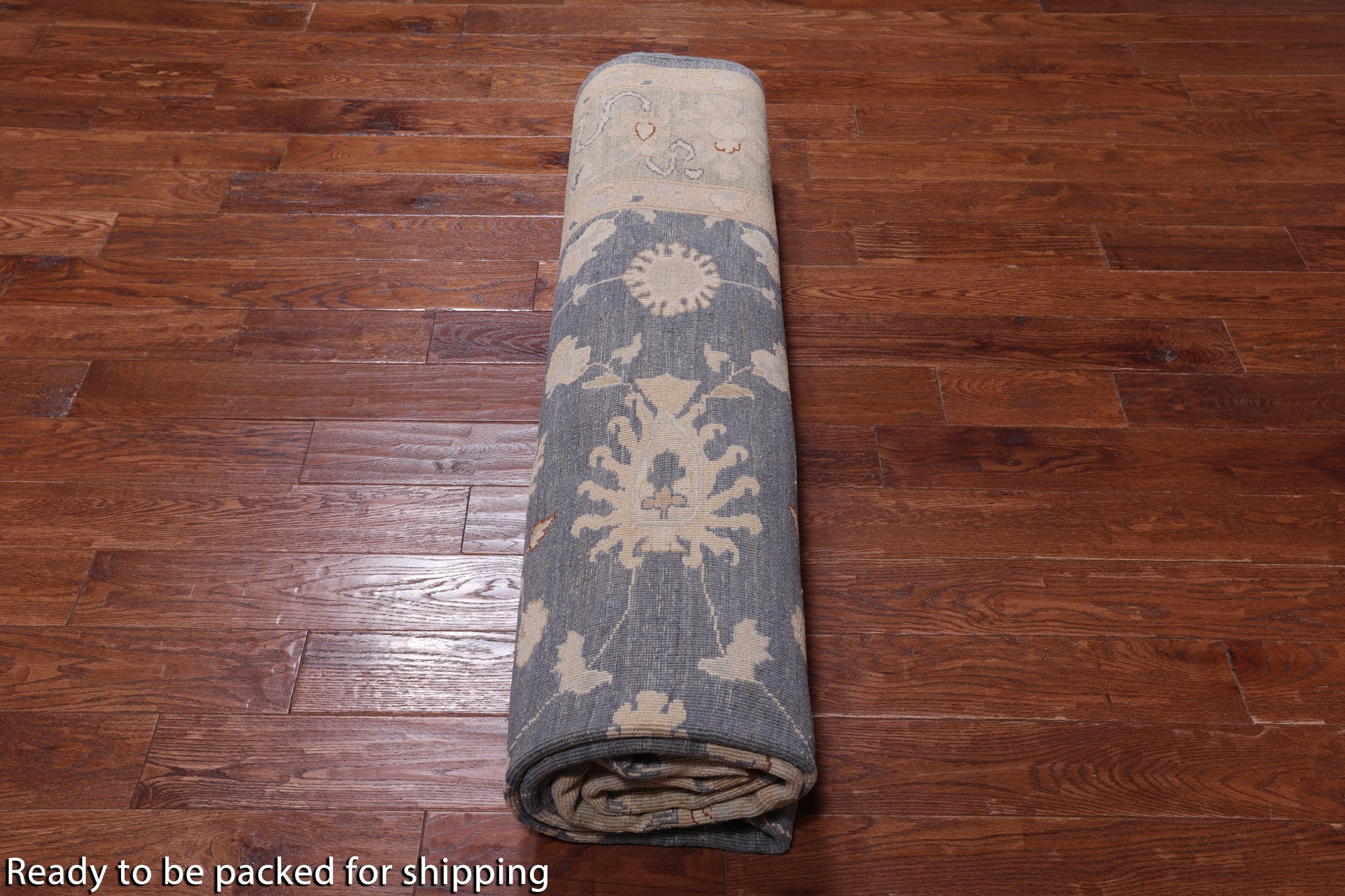 Turkish Oushak Wool Hand Knotted Area Rug - 9' 0" X 11' 10"