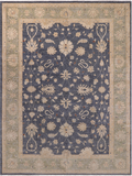 Turkish Oushak Wool Hand Knotted Area Rug - 9' 0" X 11' 10"