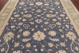 Turkish Oushak Wool Hand Knotted Area Rug - 9' 0" X 11' 10"