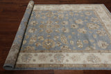 Turkish Oushak Hand Knotted Wool Rug - 6' 0" X 9' 2"