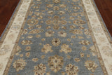 Turkish Oushak Hand Knotted Wool Rug - 6' 0" X 9' 2"
