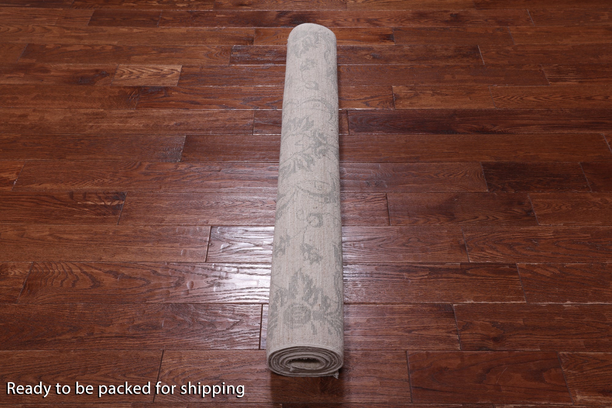 Ivory Peshawar Hand Knotted Wool Area Rug - 4' 2" X 6' 4"