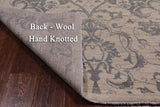 Ivory Peshawar Hand Knotted Wool Area Rug - 4' 2" X 6' 4"