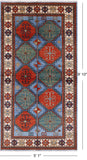 Persian Fine Serapi Handmade Wool Rug - 5' 1" X 9' 10" - Golden Nile