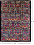 William Morris Handmade Wool Area Rug - 8' 10" X 11' 10" - Golden Nile