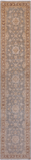 Grey Peshawar Handmade Wool Runner Rug - 2' 6" X 13' 3"