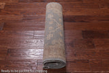 Grey Peshawar Handmade Wool Runner Rug - 2' 6" X 13' 3"