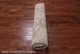 Ivory Peshawar Handmade Wool Rug - 9' 1" X 12' 0"
