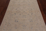 Ivory Turkish Oushak Hand Knotted Wool Rug - 3' 10" X 6' 0"
