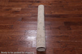 Ivory Turkish Oushak Hand Knotted Wool Rug - 3' 10" X 6' 0"