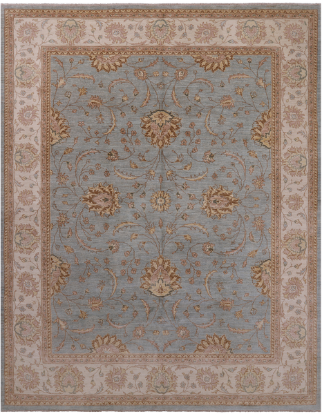 Persian Hand Knotted Wool Area Rug - 8' 2" X 10' 2"