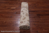 Ivory Persian Hand Knotted Wool Area Rug - 8' 10" X 12' 5"