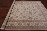 Ivory Persian Handmade Area Rug - 8' 1" X 10' 1"