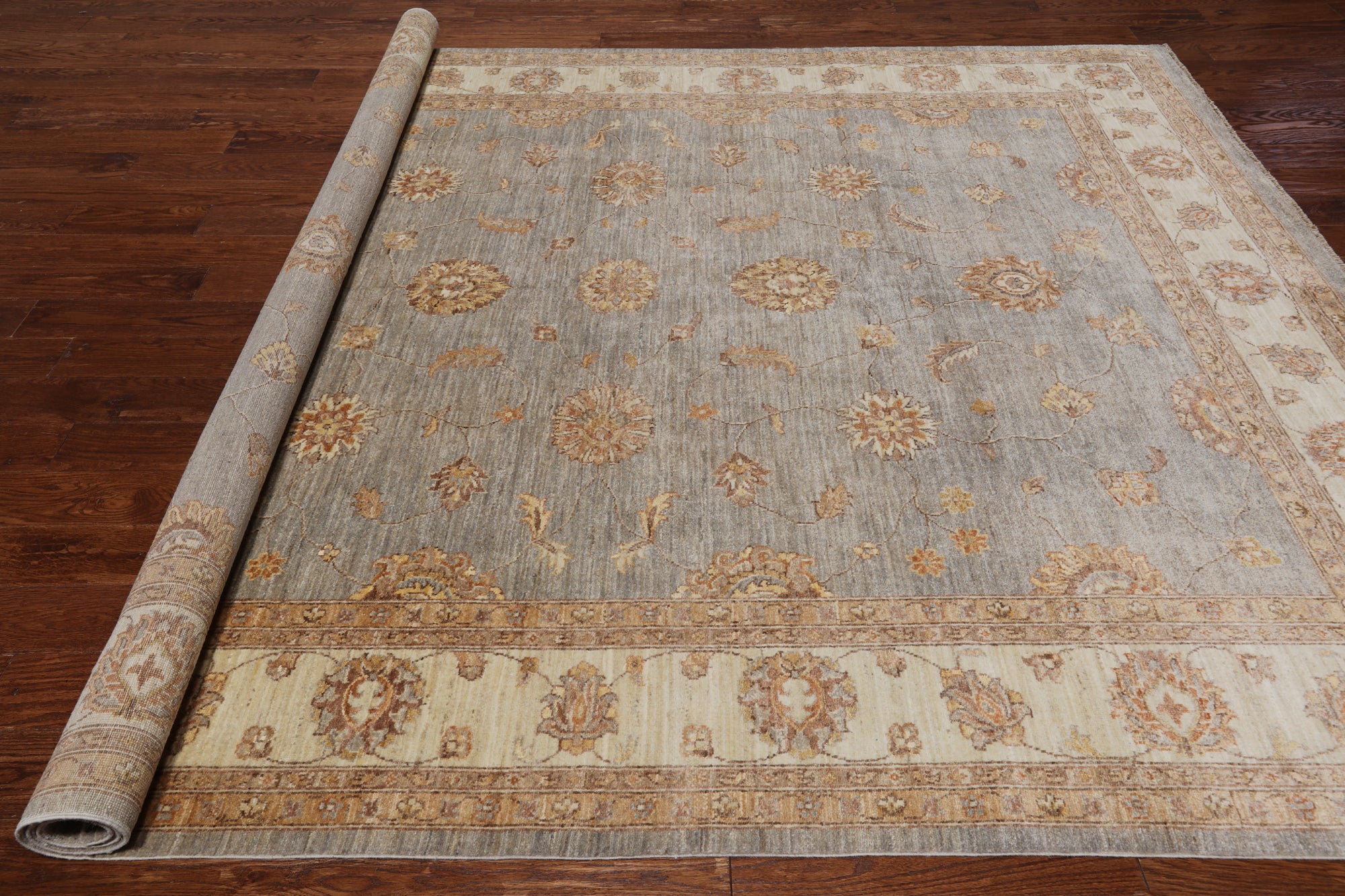 Persian Hand Knotted Wool Area Rug - 8' 3" X 10' 3"