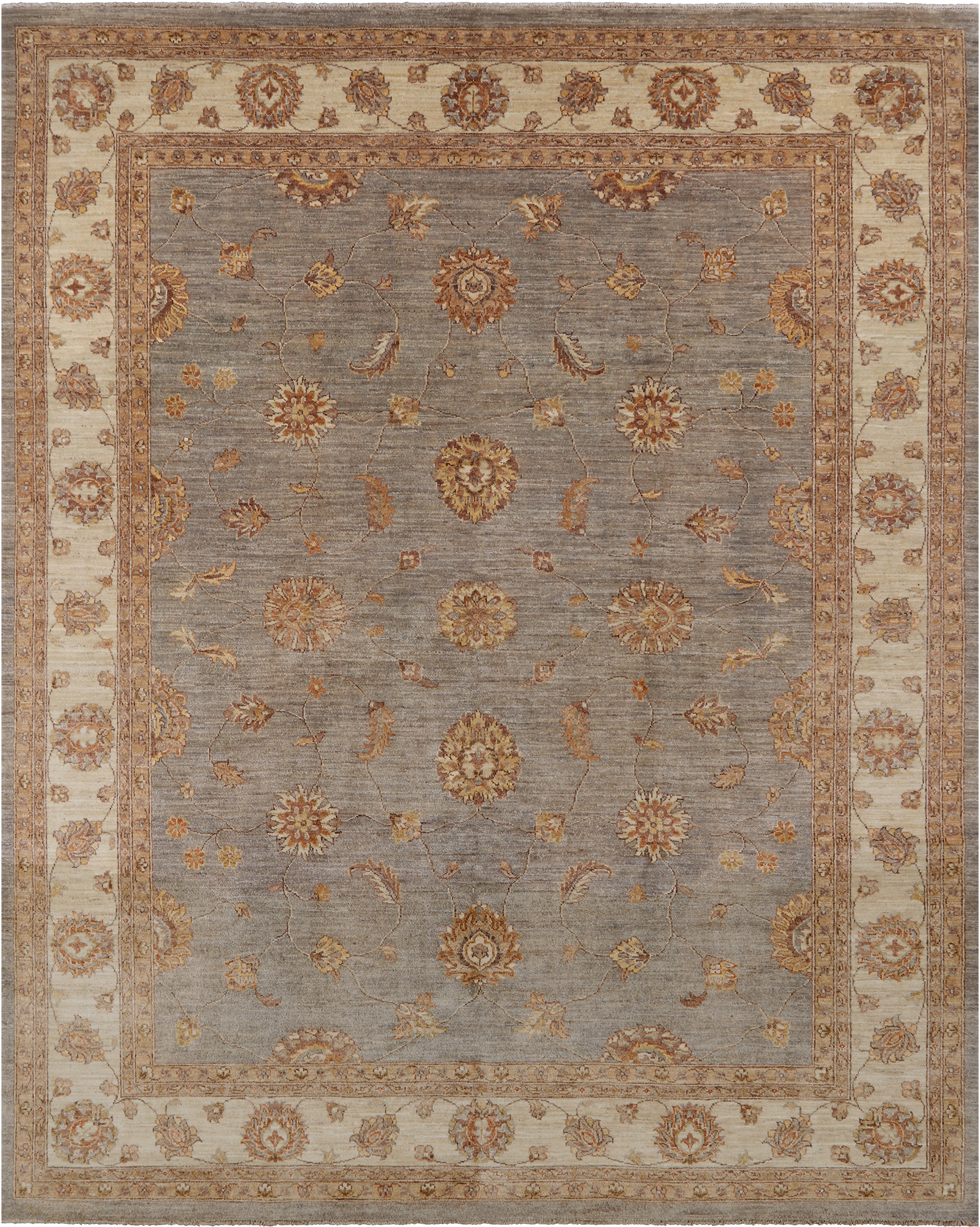 Persian Hand Knotted Wool Area Rug - 8' 3" X 10' 3"