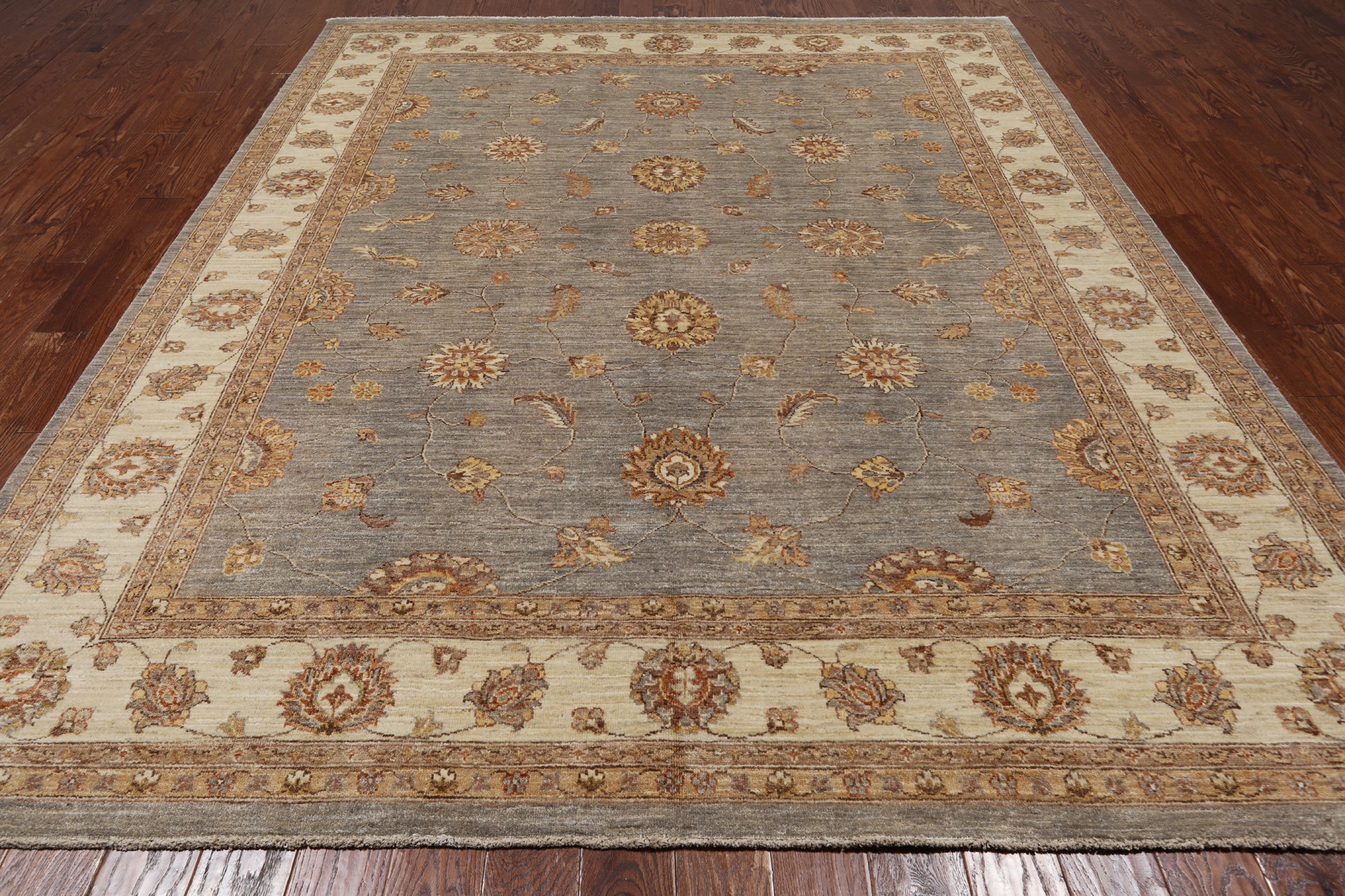 Persian Hand Knotted Wool Area Rug - 8' 3" X 10' 3"