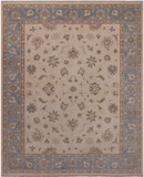 Ivory Persian Hand Knotted Wool Area Rug - 8' 2" X 9' 10"