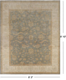 Persian Hand Knotted Wool Area Rug - 8' 3" X 9' 10"