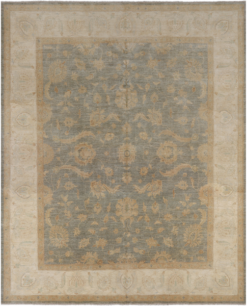 Persian Hand Knotted Wool Area Rug - 8' 3" X 9' 10"