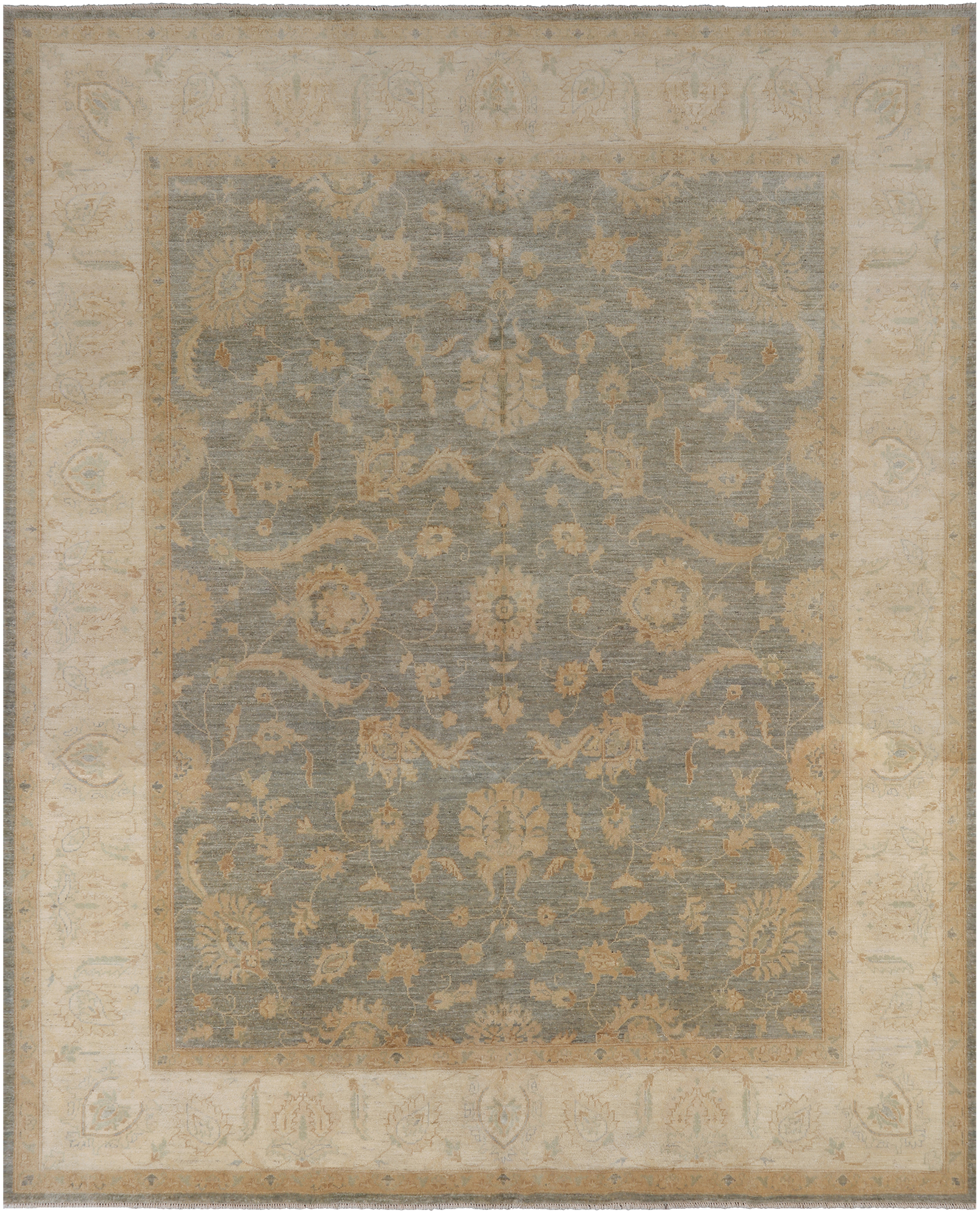 Persian Hand Knotted Wool Area Rug - 8' 3" X 9' 10"