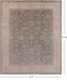 Persian Hand Knotted Wool Area Rug - 8' 3" X 9' 10" - Golden Nile