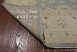 Grey Turkish Oushak Handmade Wool Rug - 8' 10" X 12' 1"