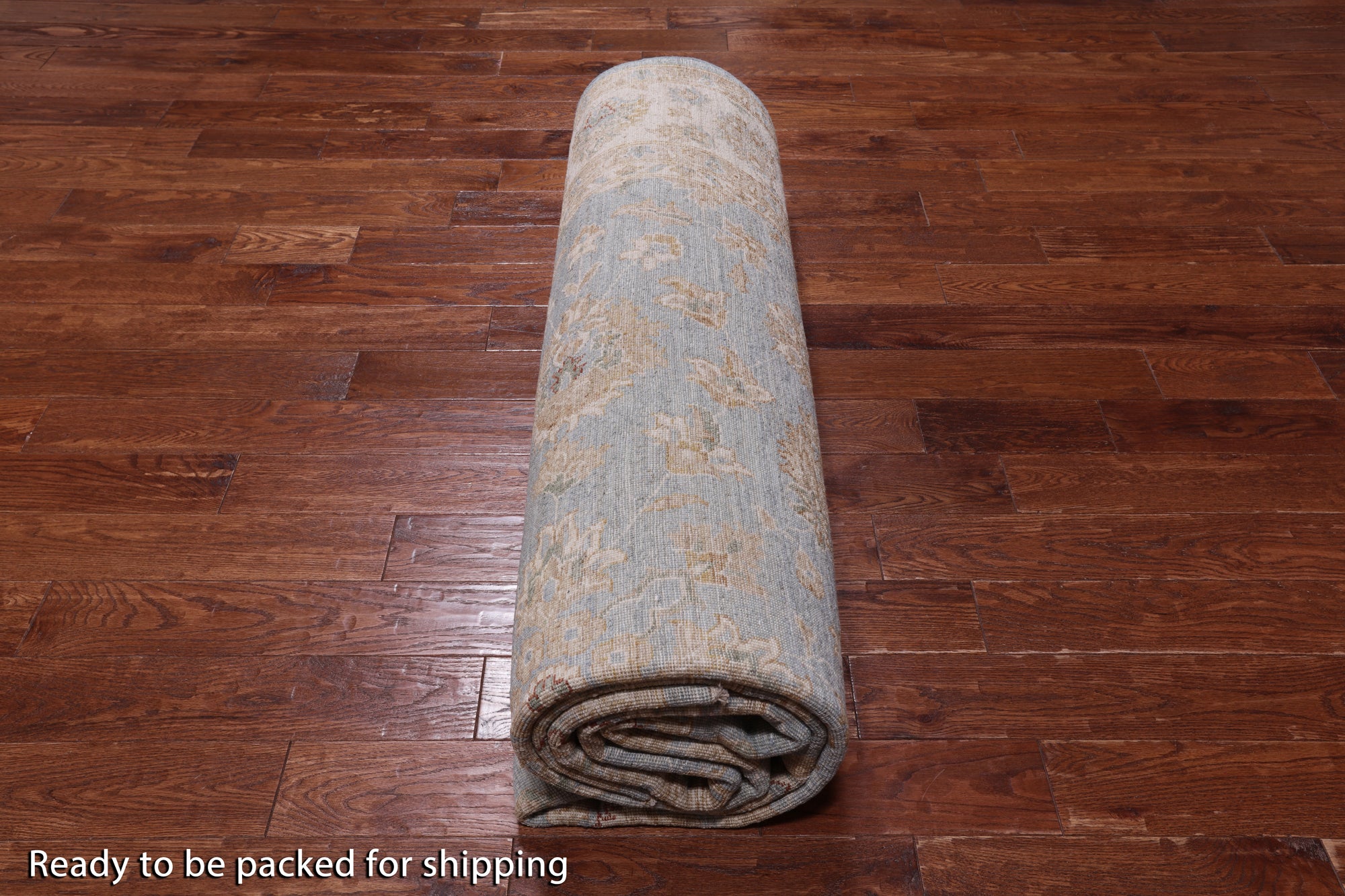 Turkish Oushak Hand Knotted Wool Rug - 9' 1" X 12' 8"