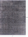 Persian Overdyed Hand Knotted Wool Rug - 9' 7" X 13' 0" - Golden Nile