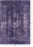 Persian Overdyed Hand Knotted Wool Rug - 8' 8" X 12' 7" - Golden Nile