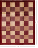 Persian Gabbeh Hand Knotted Wool Rug - 8' 3" X 10' 5" - Golden Nile