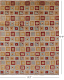 Persian Gabbeh Hand Knotted Wool Rug - 8' 2" X 10' 5" - Golden Nile