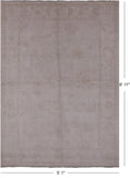 Ivory Peshawar White Wash Handmade Area Rug - 5' 1" X 6' 11" - Golden Nile