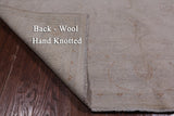 Ivory Peshawar White Wash Handmade Area Rug - 5' 1" X 6' 11"
