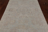 Grey Peshawar White Wash Hand Knotted Area Rug - 4' 10" X 7' 0"