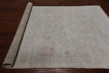 Grey Peshawar White Wash Hand Knotted Area Rug - 4' 10" X 7' 0"